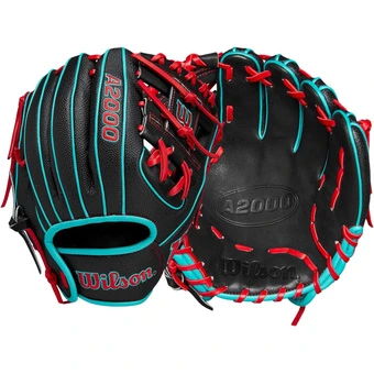 Перчатка Wilson A2000 PF11SS 11" для игры в поле (черно-красная) | Китай.рф