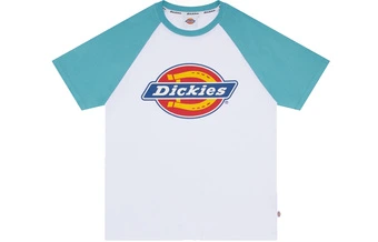 Dickies фирменная футболка с логотипом-подкова, унисекс, голубая | Китай.рф