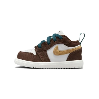 Air Jordan 1 Low Alt SE Детские Желто-коричневые Кроссовки | Китай.рф