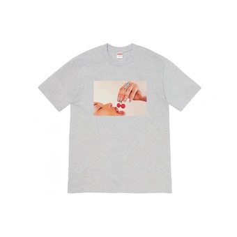 Футболка Supreme SS20 'Вишни' серая унисекс | Китай.рф