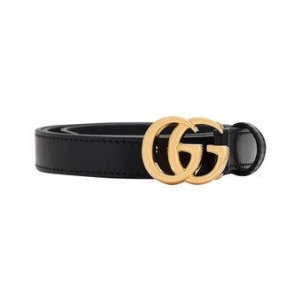 Элегантный ремень GUCCI Double G: Черный шик в каждой детали | Китай.рф