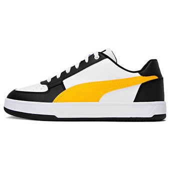 PUMA Caven 2.0: Стильные черно-бело-желтые кроссовки унисекс | Китай.рф