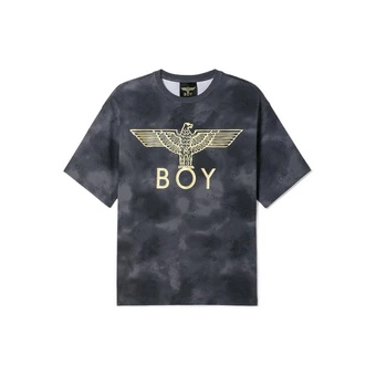 Boy London Футболка Tie-Dye Черная Унисекс SS22 | Китай.рф