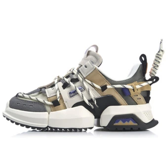 Li-Ning Pangu Trek (Нью-Йорк) женские кроссовки бежево-коричневые | Китай.рф