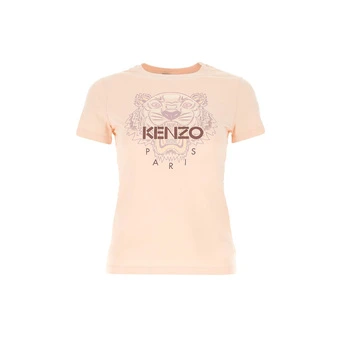 KENZO Футболка Тигр розовая женская | Китай.рф