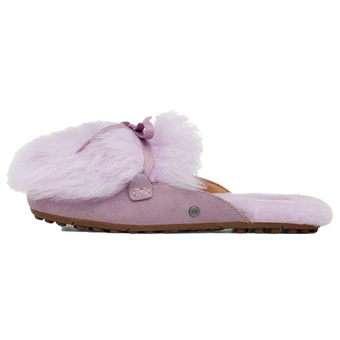 UGG Тапочки с мехом женские розово-фиолетовые | Китай.рф