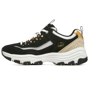 Skechers D'LITES женские кроссовки черно-золотые | Китай.рф