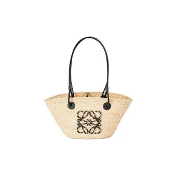 Сумка LOEWE Anagram Basket черная женская | Китай.рф