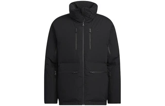 Мужской пуховик adidas Originals Premium Down Черный с логотипом | Китай.рф