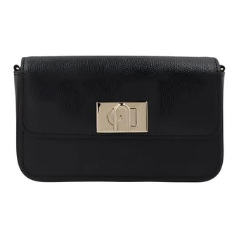 Furla 1927: Черная кожаная сумка через плечо для женщин | Китай.рф