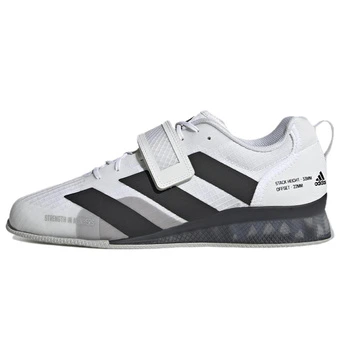 Кроссовки Adidas Adipower Weightlifting 3 бело-черные унисекс | Китай.рф