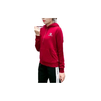 Converse Star Chevron Женская Толстовка Темно-Кирпичного Цвета | Китай.рф