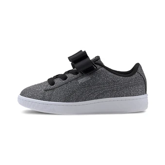 PUMA Vikky: детские кеды серебристо-черные | Китай.рф