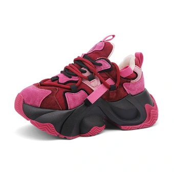 Mr.shang Кроссовки Dad Shoes Фуксия | Китай.рф