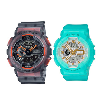 CASIO G-SHOCK & BABY-G красно-черные полупрозрачные унисекс часы | Китай.рф