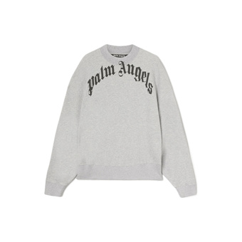 PALM ANGELS SS22 Худи с логотипом мужское серое | Китай.рф