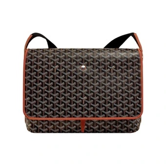Сумка-конверт Goyard Capetien черно-коричневая | Китай.рф