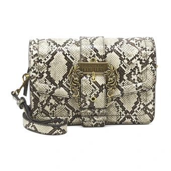 Versace Jeans Couture клатч змеиный принт серо-белый | Китай.рф