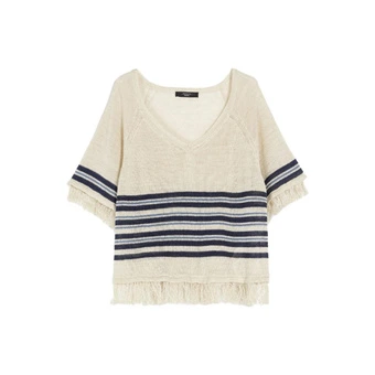 WEEKEND MaxMara Футболка Skipper бежевая с рукавами 3/4 | Китай.рф