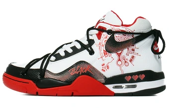 Nike Flight Legacy Кастомные Кроссовки Красно-бело-черные | Китай.рф