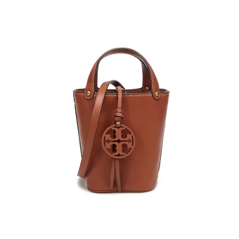 Tory Burch Miller: Коричневая мини-сумка-ведро | Китай.рф