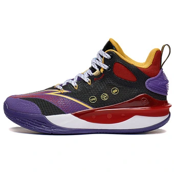 Li-Ning Детские Баскетбольные Кроссовки Черно-Фиолетовые | Китай.рф