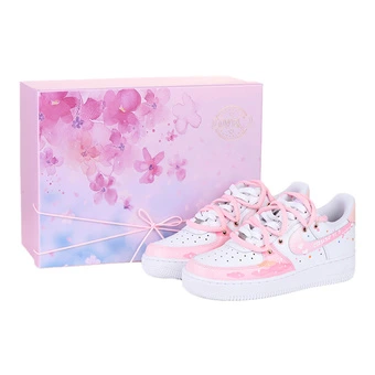 Nike Air Force 1 LE Кастом: Розово-Белая Мечта | Китай.рф