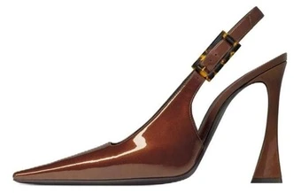 SAINT LAURENT Туфли-лодочки Коричневые | Китай.рф