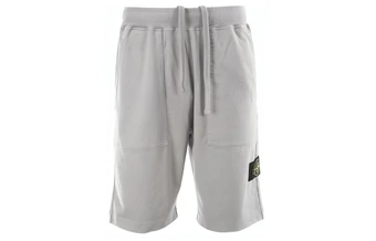 Мужские серые шорты STONE ISLAND с логотипом для отдыха | Китай.рф