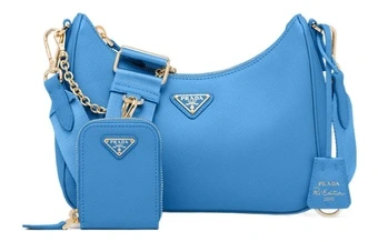 Сумка PRADA Re-Edition 2005 кроссбоди женская голубая | Китай.рф