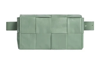 Bottega Veneta Cassette Belt, сумка из телячьей кожи, мужская, шалфей | Китай.рф