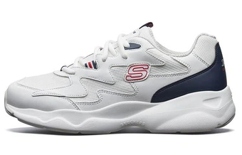 Кроссовки Skechers D'LITES AIRY, низкие, мужские, бело-черно-красные | Китай.рф