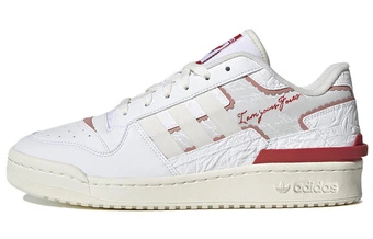 Женские кроссовки adidas originals FORUM Exhibit Low 2 бело-красные | Китай.рф
