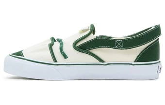 Кеды NICOLE MCLAUGHLIN x Vans Vault повседневные, дышащие, износостойкие, унисекс, бело-зеленые | Китай.рф