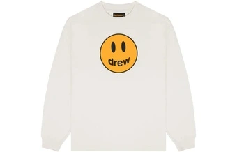 Длинная футболка Drew House FW22 с маскотом Off-White | Китай.рф