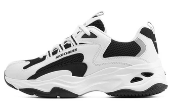 Женские кроссовки Skechers D'LITES 4.0 'Панда' черно-белые с амортизацией | Китай.рф