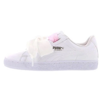 PUMA Basket Heart женские кеды с бантом белые | Китай.рф