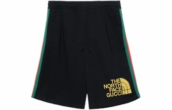 GUCCI x THE NORTH FACE Шорты с логотипом Мужские Черные 651727-XJDIP-1082 | Китай.рф