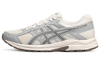 Мужские кроссовки Asics Gel-Contend 4 бело-серые для тренировок | Китай.рф