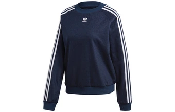 Женский темно-синий худи Adidas Originals Trf Crew Sweat | Китай.рф