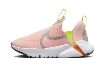 Кроссовки для бега детские Nike Flex Plus 2 SE комфортные износостойкие дышащие низкие розово-серые | Китай.рф
