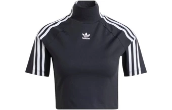 Трендовая футболка adidas Originals Трилистник, женская, черная | Китай.рф