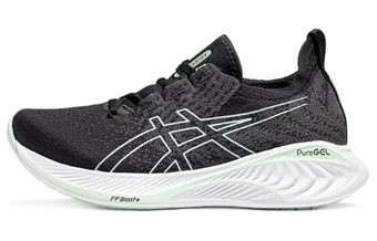 Женские беговые кроссовки ASICS Gel Cumulus 25 'Black Light Green' | Китай.рф
