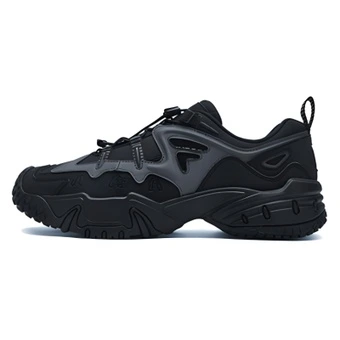 Женские низкие кроссовки FILA FUSION KRIPTONITE: черно-серые | Китай.рф