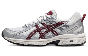 Кроссовки Asics Gel-Venture 6 универсальные женские бело-серебристые | Китай.рф