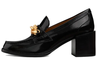TORY BURCH Jess, лоферы на широком каблуке, женские, черные | Китай.рф
