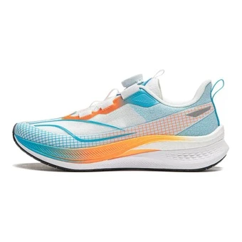 Li-Ning Kids Кроссовки для бега Chitu 7 PRO YOUNG, синие/оранжевые/белые | Китай.рф