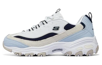 Кроссовки Skechers D'lites Varsity Spirit, женские, голубые | Китай.рф