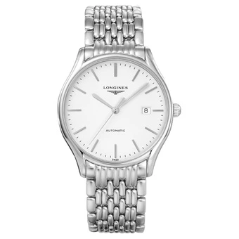 LONGINES автоматические механические часы 38.5мм, белый циферблат | Китай.рф
