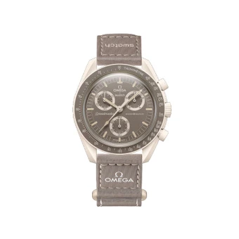 Мужские часы SWATCH x OMEGA BIOCERAMIC MOONSWATCH, 42 мм, коричневый | Китай.рф